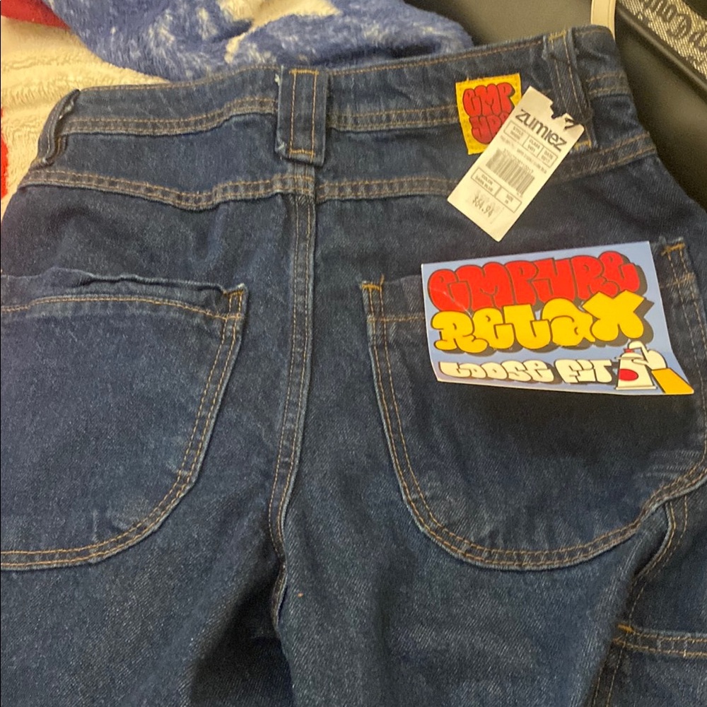 Empyre Blue Relaxed Fit Jeans with Classic Indigo Wash